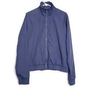 Under Armour Gray Semi Fitted Zip Up Windbreaker Jacket Women's Size Large